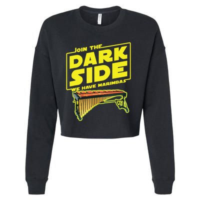 Join The Dark Side Marimba Player Cropped Pullover Crew