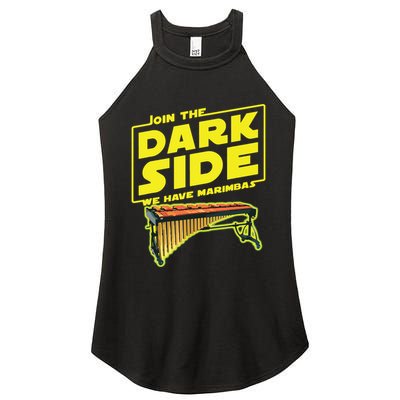 Join The Dark Side Marimba Player Women's Perfect Tri Rocker Tank