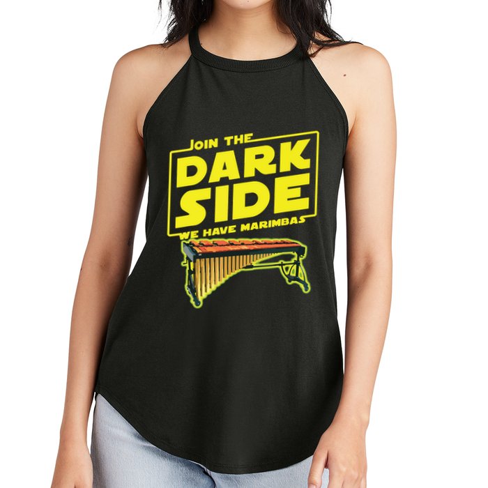 Join The Dark Side Marimba Player Women's Perfect Tri Rocker Tank