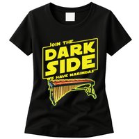 Join The Dark Side Marimba Player Womens T-Shirt