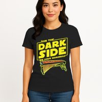 Join The Dark Side Marimba Player Womens T-Shirt