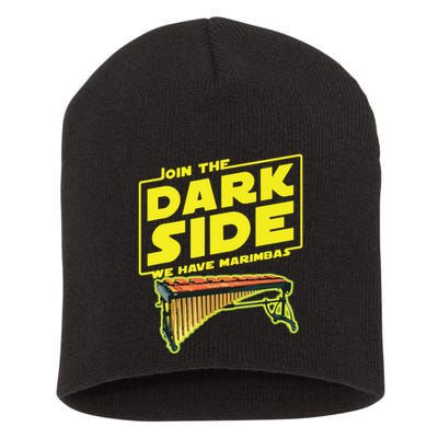 Join The Dark Side Marimba Player Short Acrylic Beanie