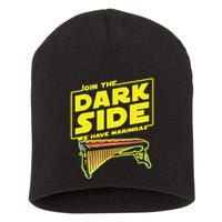Join The Dark Side Marimba Player Short Acrylic Beanie