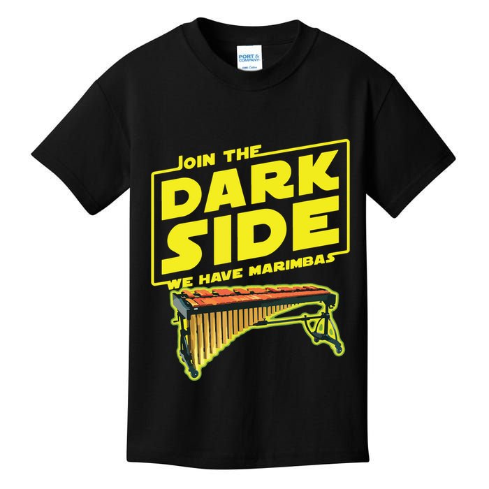 Join The Dark Side Marimba Player Kids T-Shirt