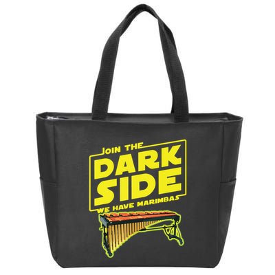 Join The Dark Side Marimba Player Zip Tote Bag