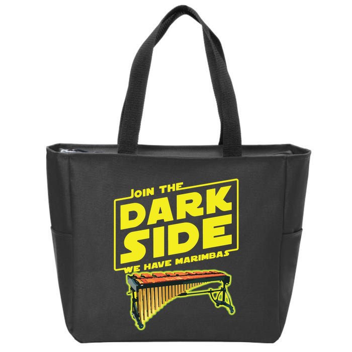 Join The Dark Side Marimba Player Zip Tote Bag