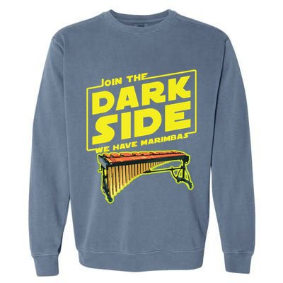 Join The Dark Side Marimba Player Garment-Dyed Sweatshirt