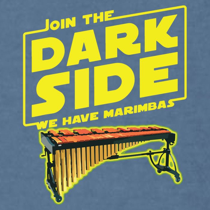 Join The Dark Side Marimba Player Garment-Dyed Sweatshirt