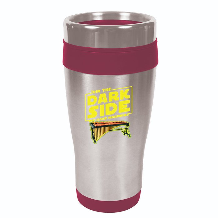 Join The Dark Side Marimba Player 16oz Travel Tumbler