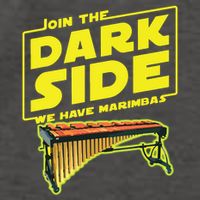 Join The Dark Side Marimba Player Vector Backpack