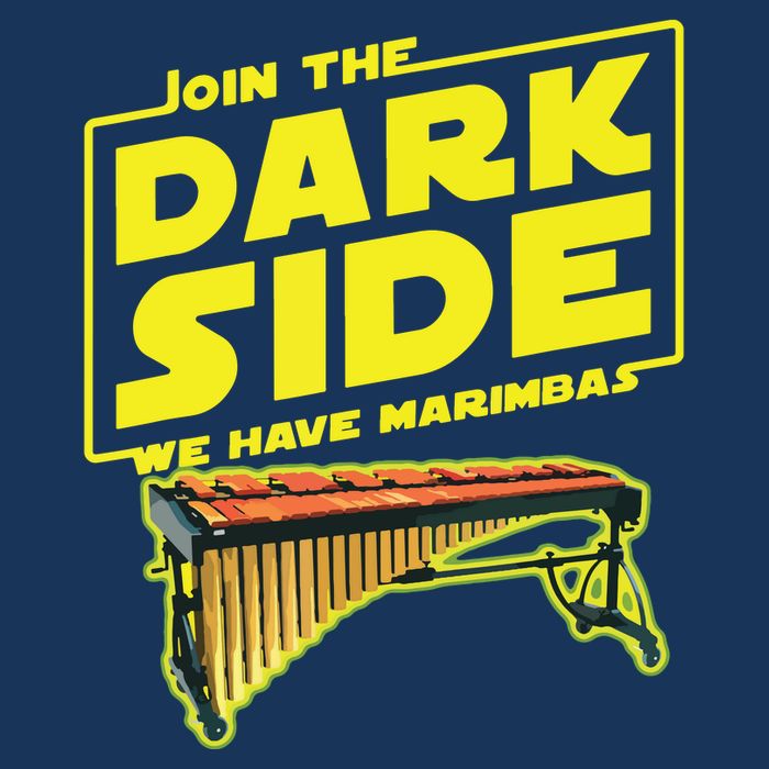 Join The Dark Side Marimba Player Infant Baby Jersey Bodysuit