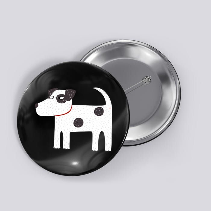 Jackrussell Terrier Dog Design Button