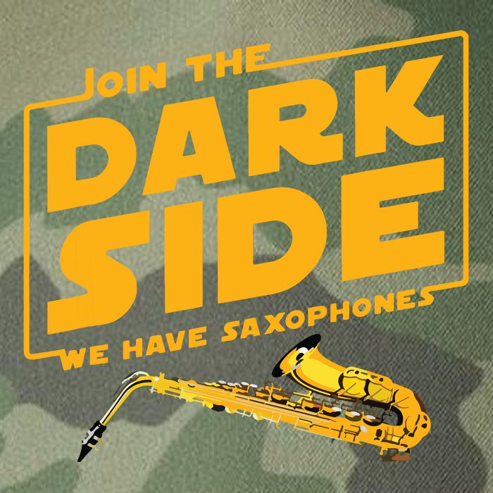 Join The Dark Side Saxophone Player Legacy Tie Dye Trucker Hat