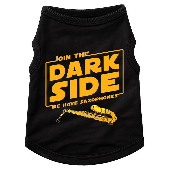 Join The Dark Side Saxophone Player Doggie Tank