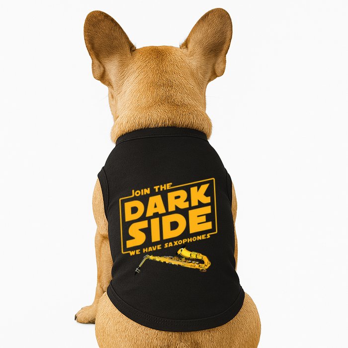 Join The Dark Side Saxophone Player Doggie Tank