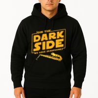 Join The Dark Side Saxophone Player Hoodie