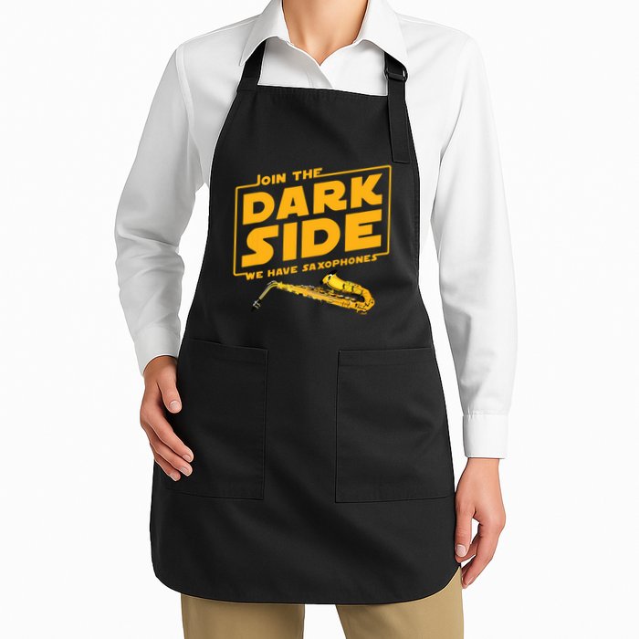 Join The Dark Side Saxophone Player Apron