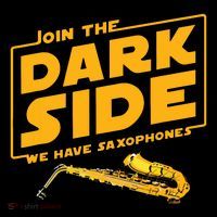 Join The Dark Side Saxophone Player Apron