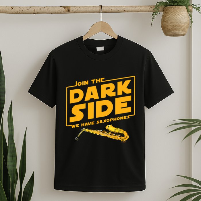 Join The Dark Side Saxophone Player T-Shirt