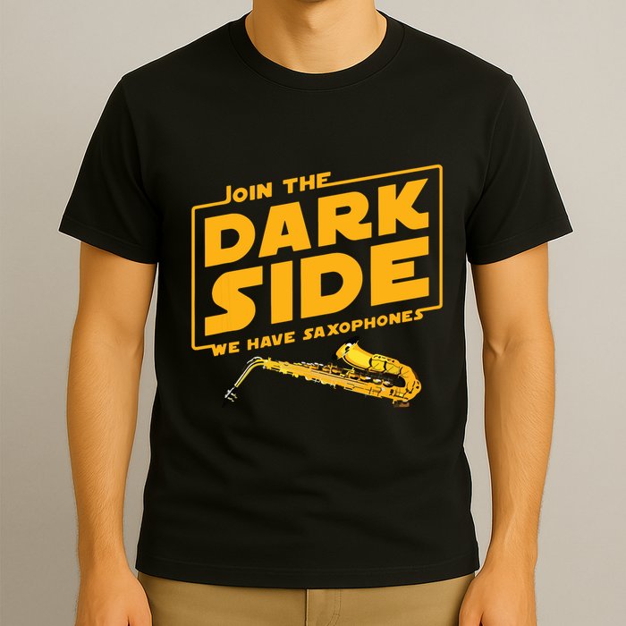 Join The Dark Side Saxophone Player T-Shirt