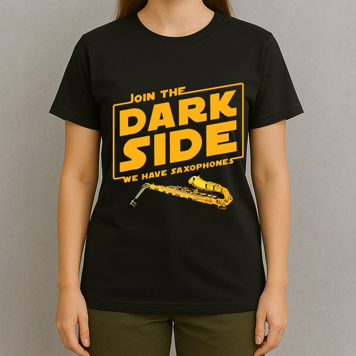 Join The Dark Side Saxophone Player T-Shirt