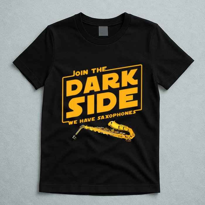 Join The Dark Side Saxophone Player T-Shirt
