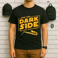 Join The Dark Side Saxophone Player T-Shirt