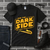 Join The Dark Side Saxophone Player Tall T-Shirt