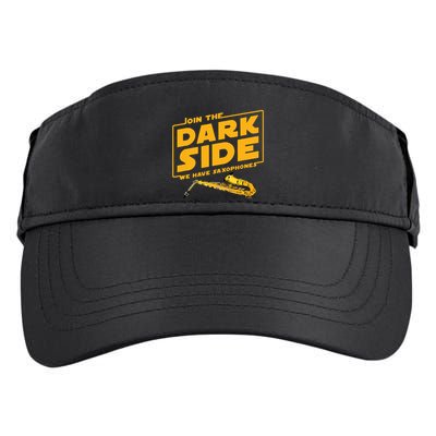 Join The Dark Side Saxophone Player Adult Drive Performance Visor