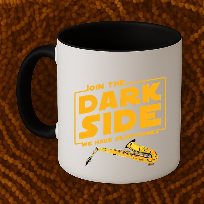 Join The Dark Side Saxophone Player Mug