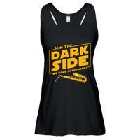 Join The Dark Side Saxophone Player Ladies Essential Flowy Tank