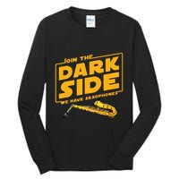 Join The Dark Side Saxophone Player Tall Long Sleeve T-Shirt