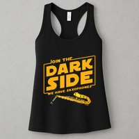 Join The Dark Side Saxophone Player Womens Tank Top