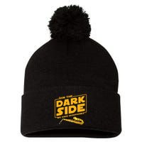 Join The Dark Side Saxophone Player Pom Pom 12in Knit Beanie