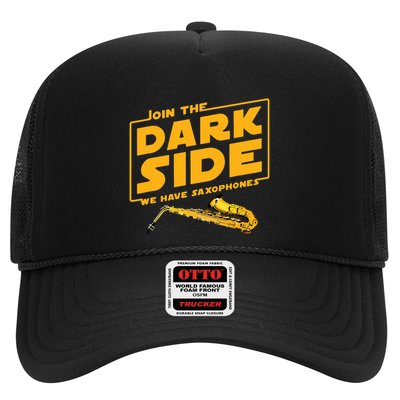 Join The Dark Side Saxophone Player Trucker Hat