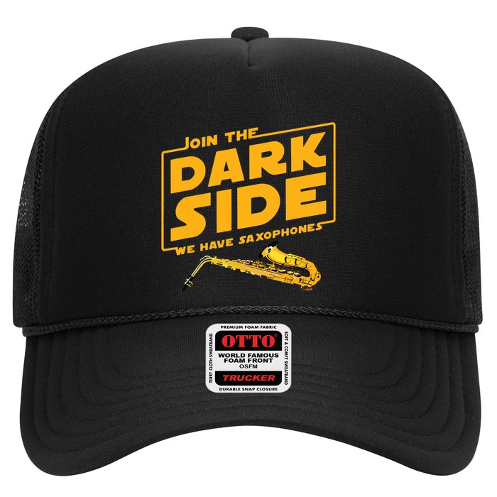 Join The Dark Side Saxophone Player Trucker Hat