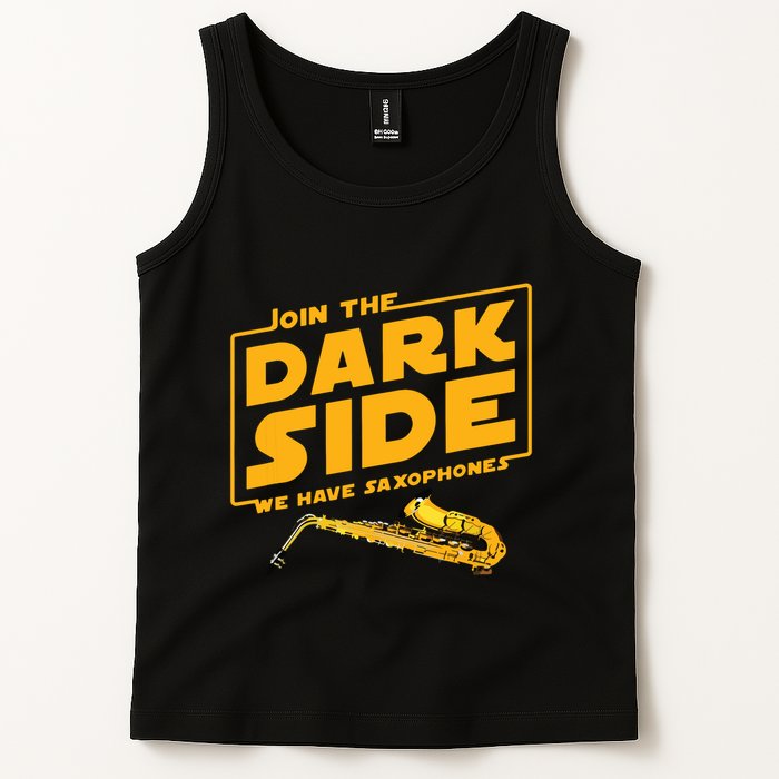 Join The Dark Side Saxophone Player Tank Top
