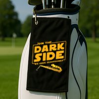 Join The Dark Side Saxophone Player Golf Towel