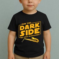 Join The Dark Side Saxophone Player Toddler T-Shirt