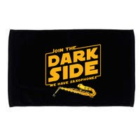 Join The Dark Side Saxophone Player Microfiber Hand Towel