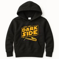 Join The Dark Side Saxophone Player Kids Hoodie