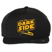 Join The Dark Side Saxophone Player Wool Snapback Cap
