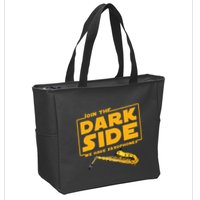 Join The Dark Side Saxophone Player Zip Tote Bag