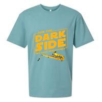 Join The Dark Side Saxophone Player Sueded Cloud Jersey T-Shirt