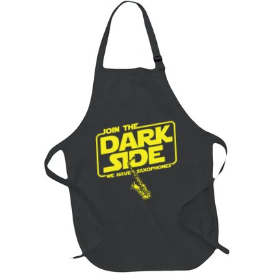 Join The Dark Side We Have Saxophones Saxophonist Jazz Apron