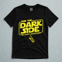 Join The Dark Side We Have Saxophones Saxophonist Jazz T-Shirt