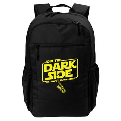 Join The Dark Side We Have Saxophones Saxophonist Jazz Backpack