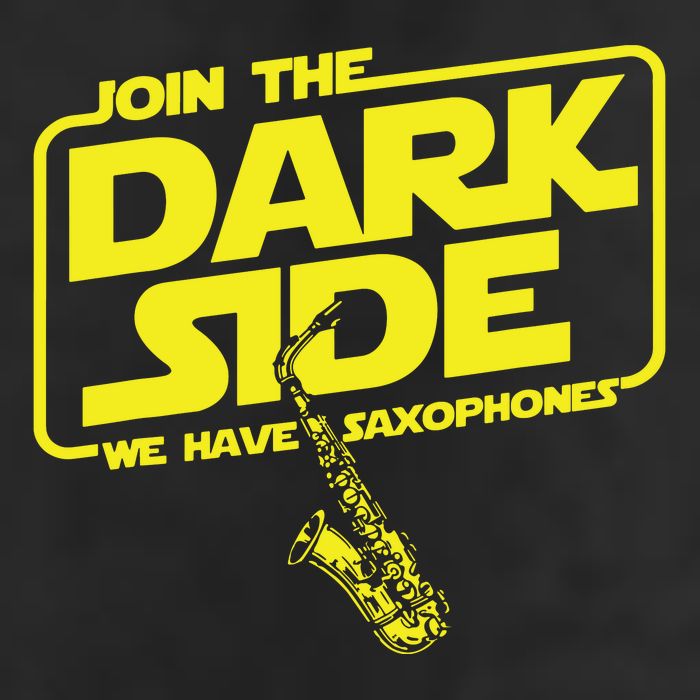 Join The Dark Side We Have Saxophones Saxophonist Jazz 25L Jumbo Tote