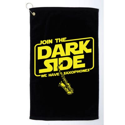 Join The Dark Side We Have Saxophones Saxophonist Jazz Golf Towel