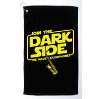 Join The Dark Side We Have Saxophones Saxophonist Jazz Golf Towel